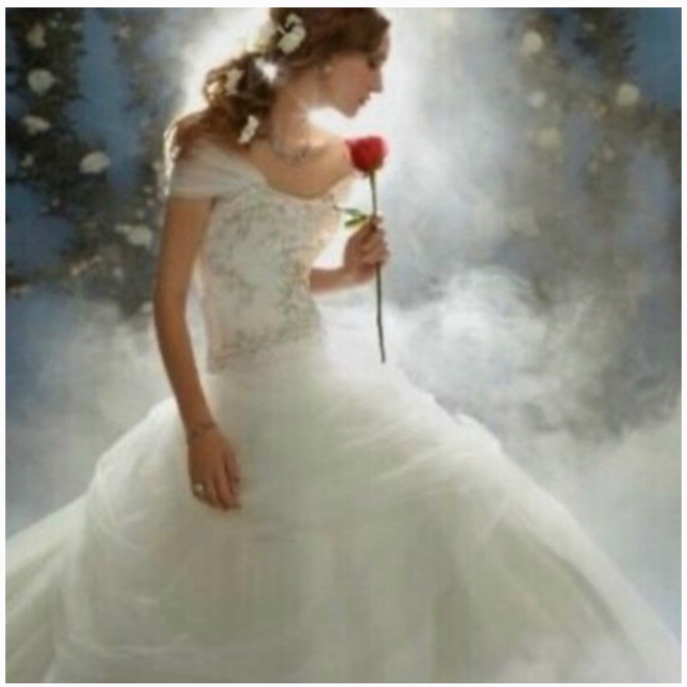 Unique Disney “Belle” wedding dress